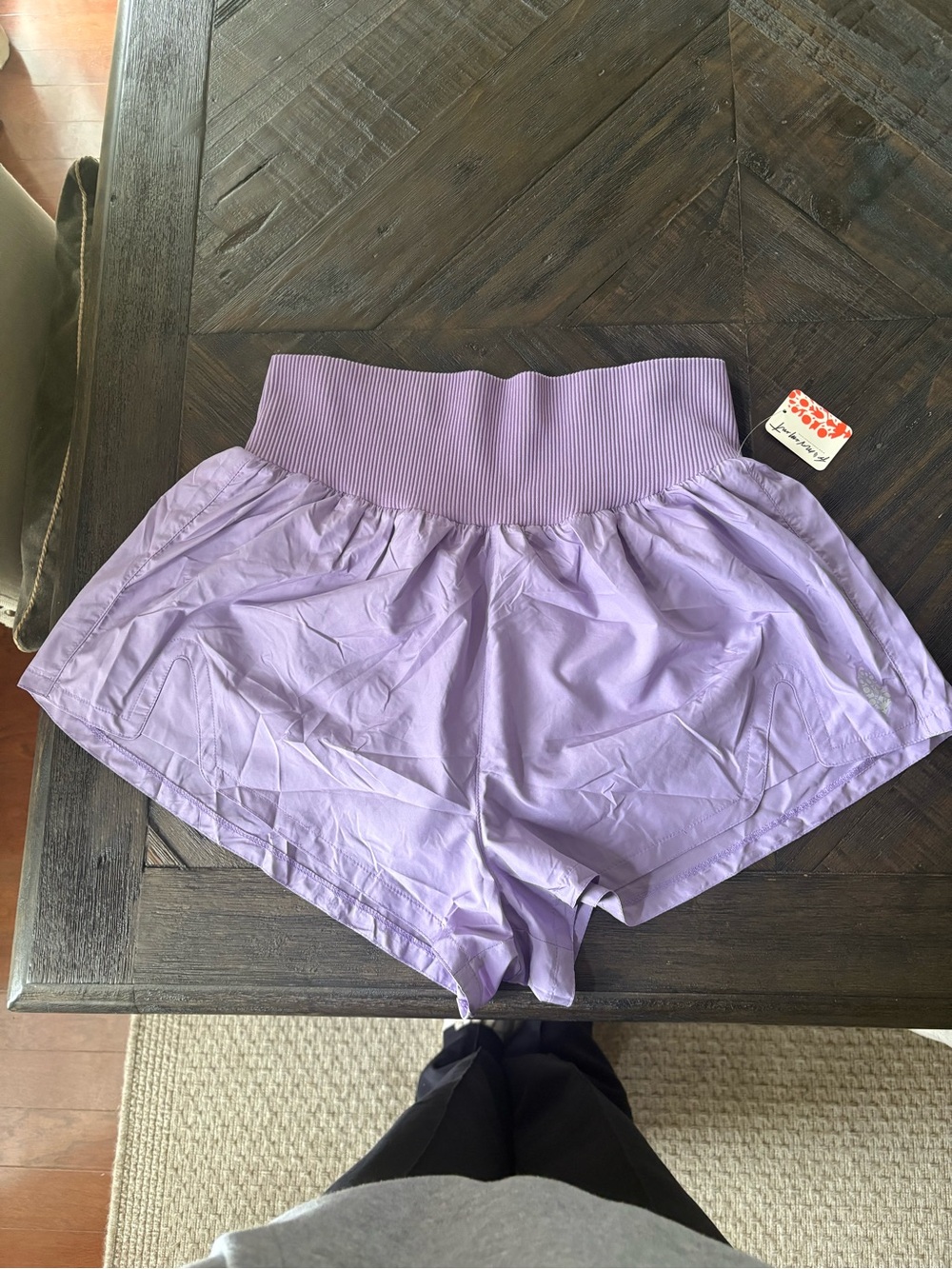 NWT Free People Movement Carpe Diem Shorts Gem Lavender Running Shorts XL